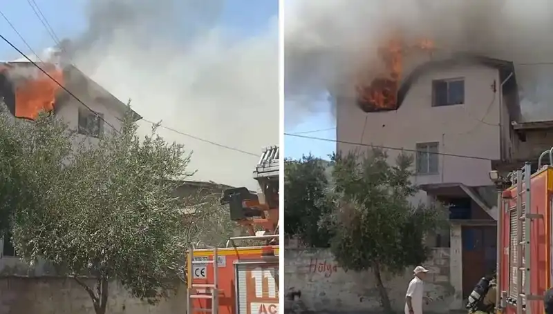 Hatay'da Korkutan Ev Yangını: Üç Yaşındaki Çocuk Hastaneye Kaldırıldı