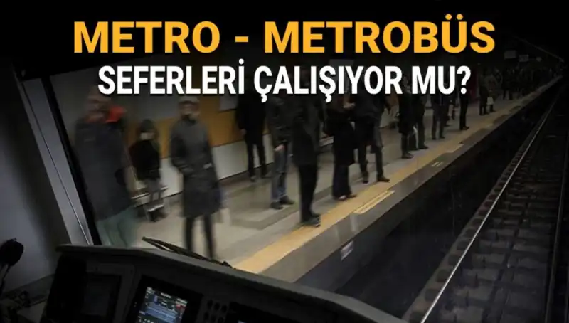 İstanbul Toplu Taşıma Durumu: Metrobüs ve Metro Çalışıyor Mu?