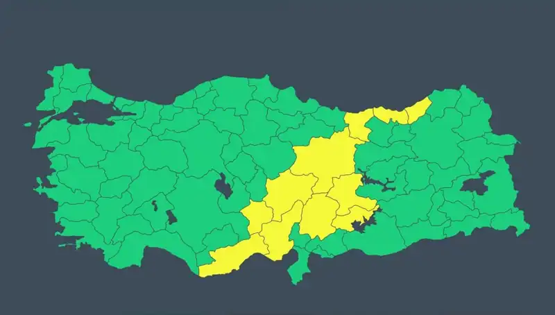 Türkiye’nin 11 İlinde Sağanak ve Fırtına Uyarısı Geldi!