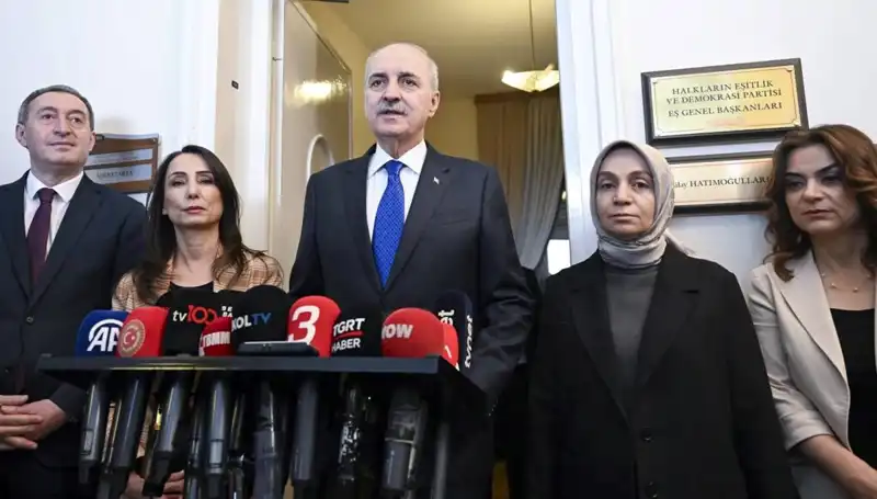 Numan Kurtulmuş, Siyasi Partilerle Görüşmelere Başladı: Ak Parti’ye Yüzde Yüz Destek!