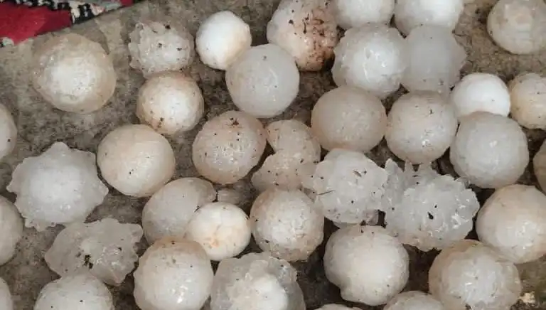 Şanlıurfa'da Kar Topu Büyüklüğünde Dolu Yağışı Yaşandı