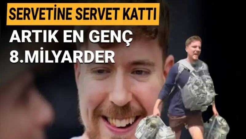: MrBeast: 1 Milyar Dolar Servetle En Genç Milyarder Olma Hikayesi