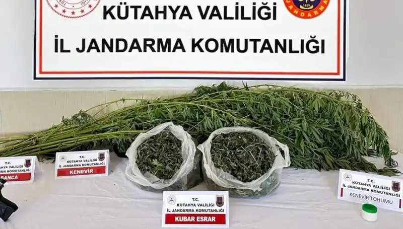 Kütahya'da Uyuşturucu Operasyonu: Tek Kişilik Baskın ile Şok Gelişme!